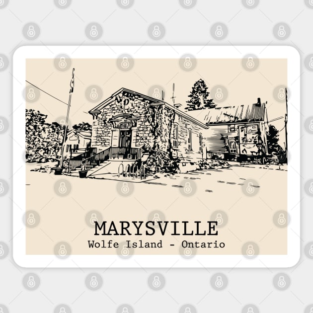 Marysville - Wolfe Island ON Magnet by Lakeric